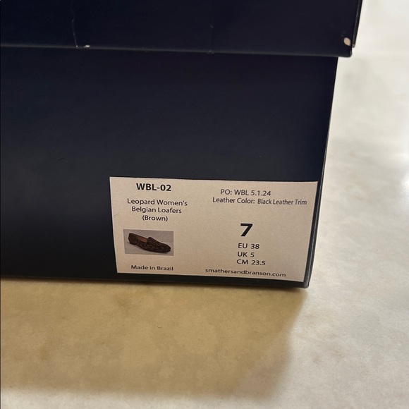 NEW Smathers and Branson Cheetah Print Belgian Loafers - Picture 6 of 6